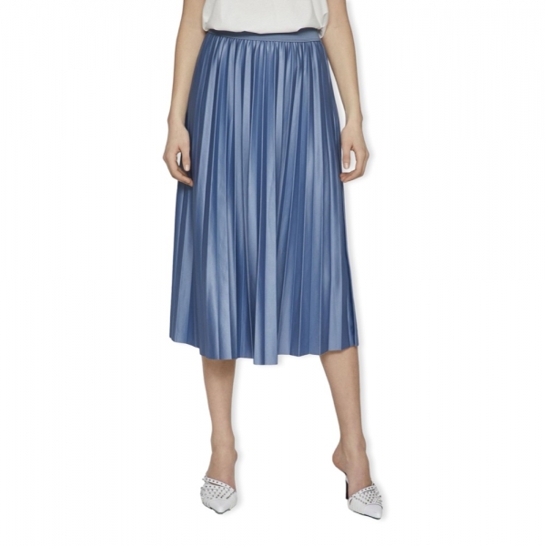 VILA Noos Nitban Skirt - Coronet Blue