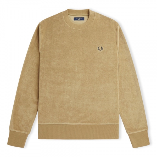 FRED PERRY Towelling Crew Neck...