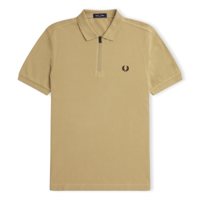 FRED PERRY Zip Neck Polo...