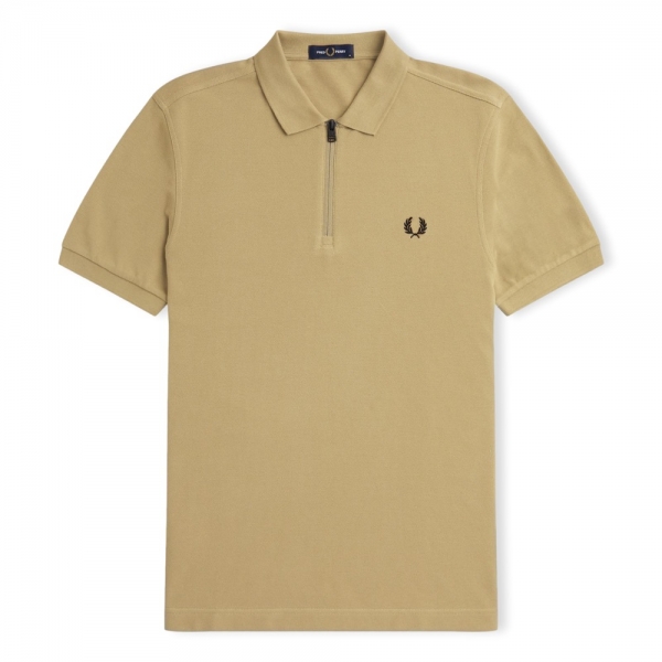 FRED PERRY Zip Neck Polo Shirt M7787...