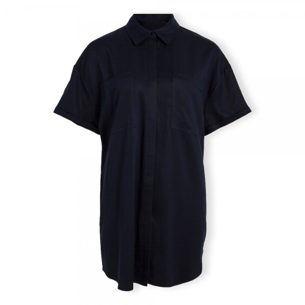VILA Harlow 2/4 Oversize Shirt - Sky...