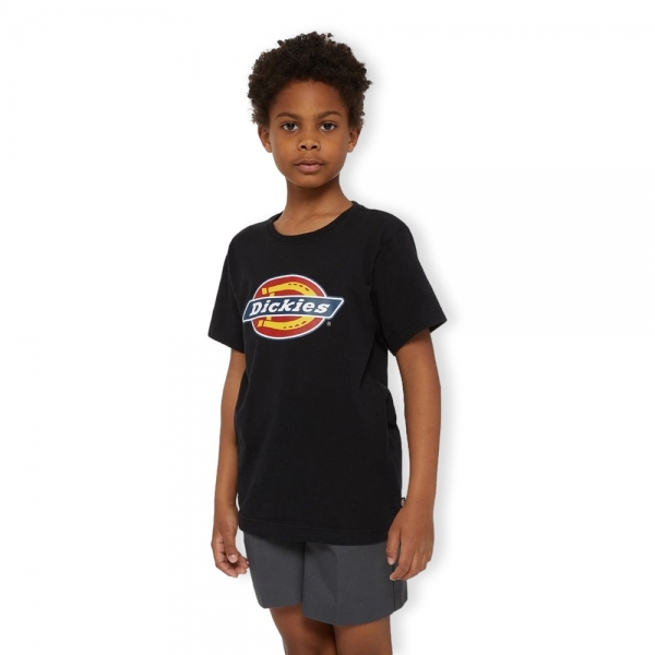 DICKIES Kids T-Shirt Icon Logo - Black