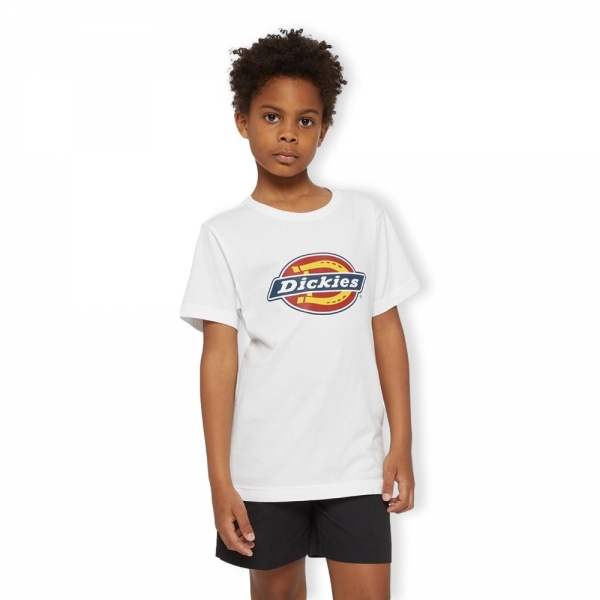DICKIES Kids T-Shirt Icon Logo - White