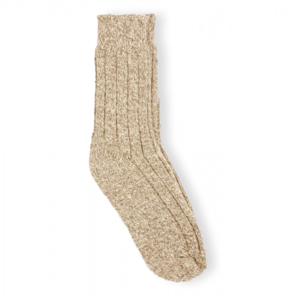 THE CAPTAIN SOCKS Wool Socks - Camel