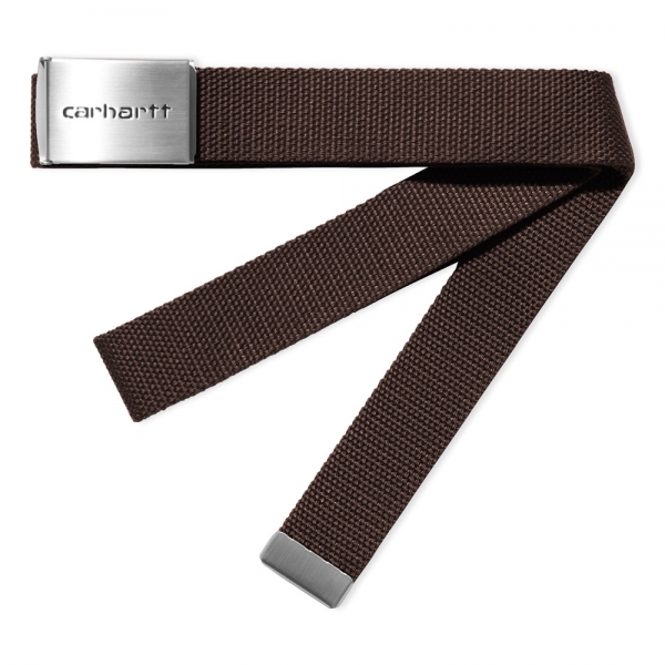 CARHARTT WIP Clip Chrome Belt - Tobacco