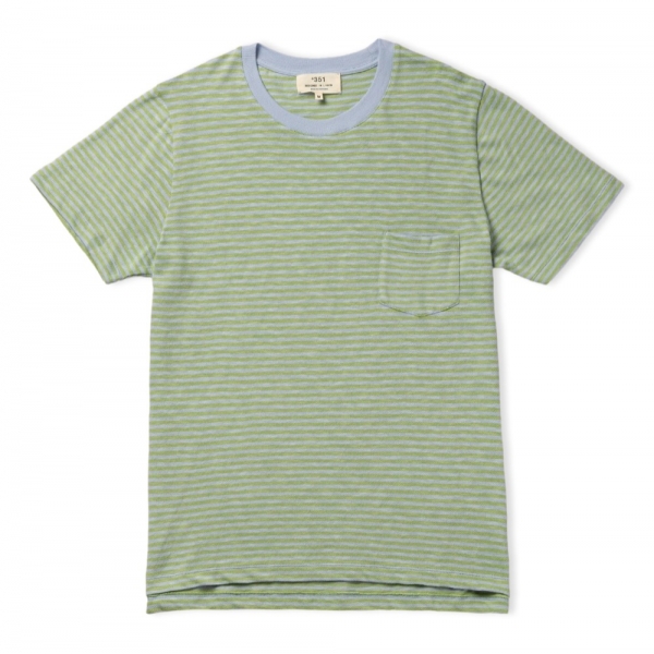 +351 T-Shirt Stripes - Neon Green &...