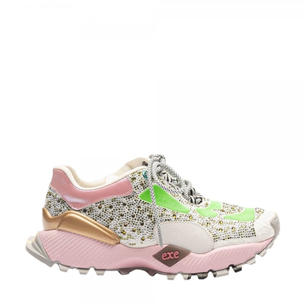 EXÉ Sneakers 134-23 - Green/Pink