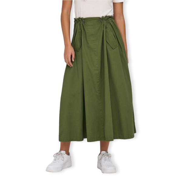 ONLY Pamala Long Skirt - Capulet Olive