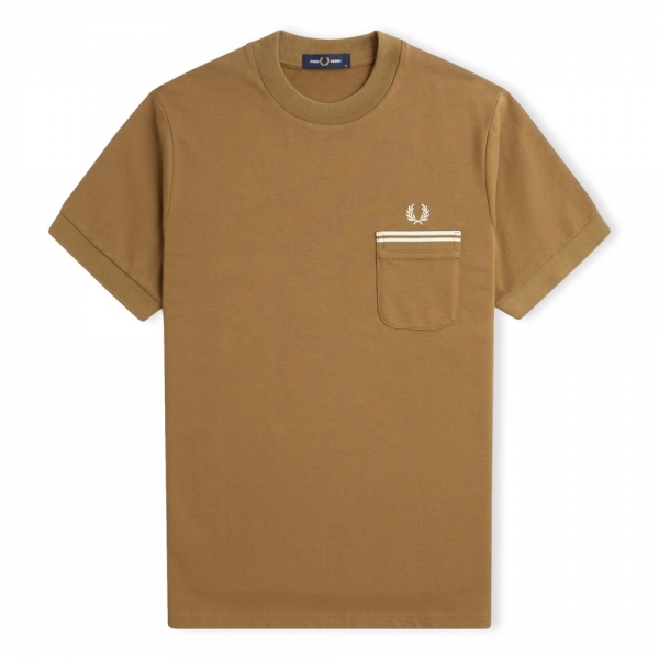 FRED PERRY Loopback Jersey Pocket...