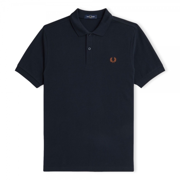 FRED PERRY Polo M6000 - Navy/Nut Flake