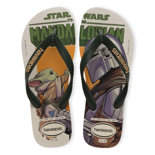 HAVAIANAS Star Wars - Beige/Dark Green