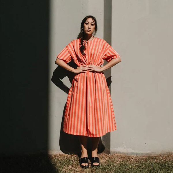 MIRAKAYA Shaker Dress - Stripes