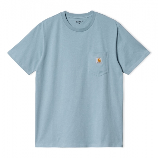 CARHARTT WIP T-Shirt Pocket - Misty Sky