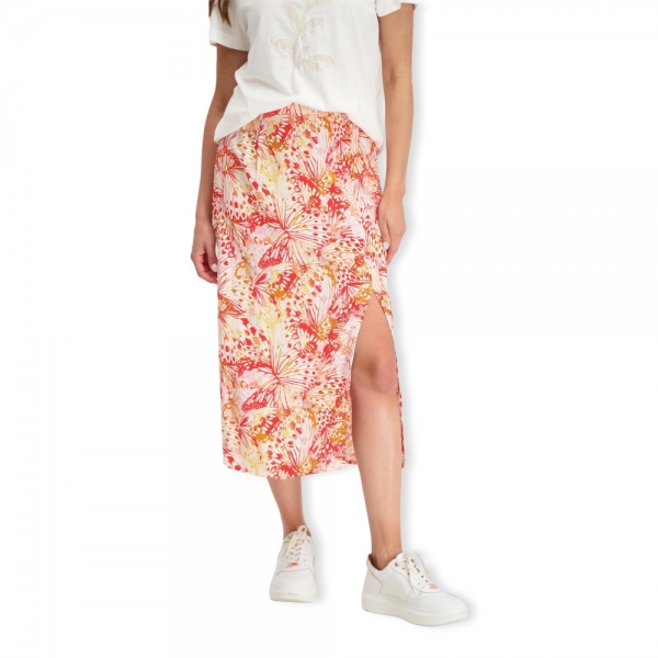 VILA Deniso Fla Skirt - Cloud...