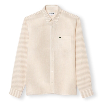 LACOSTE Regular Fit Linen...