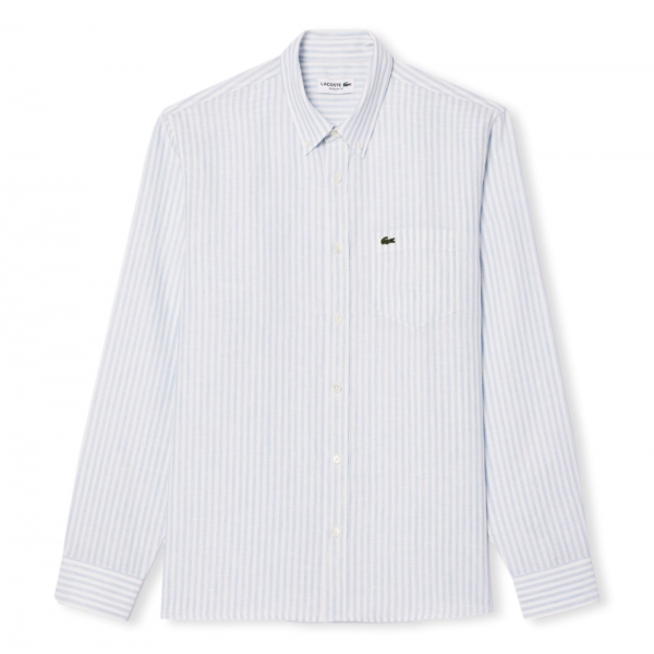 LACOSTE Camisa Regular Fit Linen -...