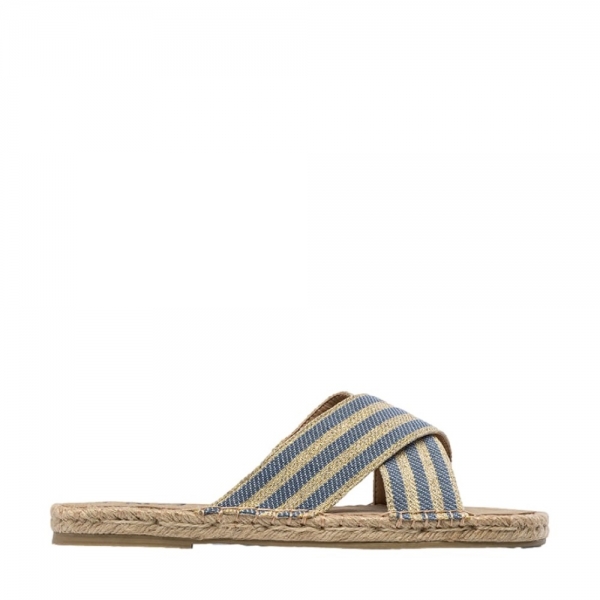 PAEZ Sandal Crossed W - Lurex Cloudy