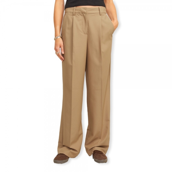 JJXX Noos Ellis Wide Trousers - Kelp