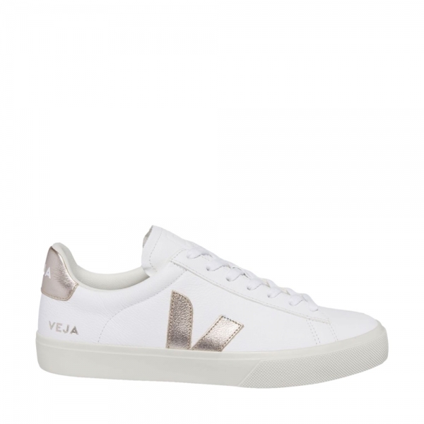 VEJA Campo Leather W - White Platine