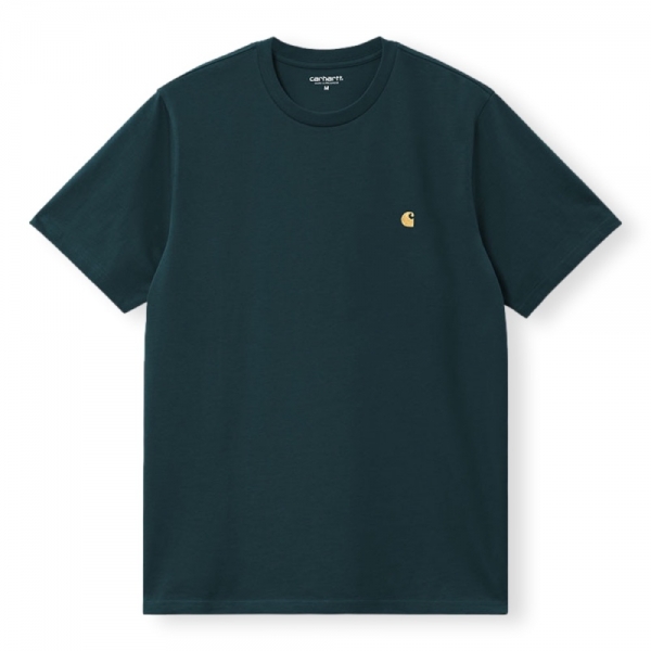 CARHARTT WIP Chase T-Shirt - Duck Blue