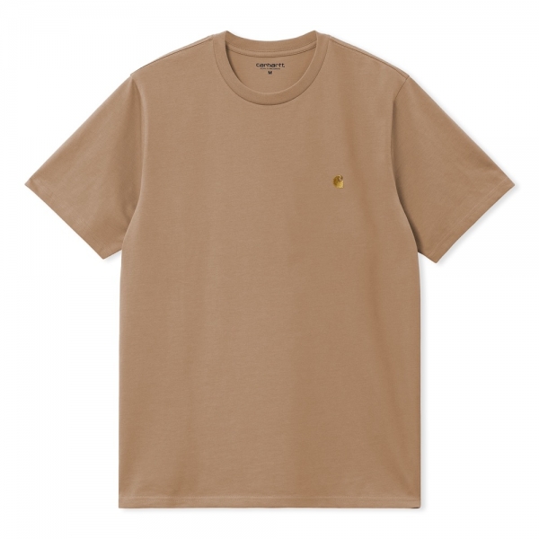 CARHARTT WIP Chase T-Shirt - Peanut/Gold