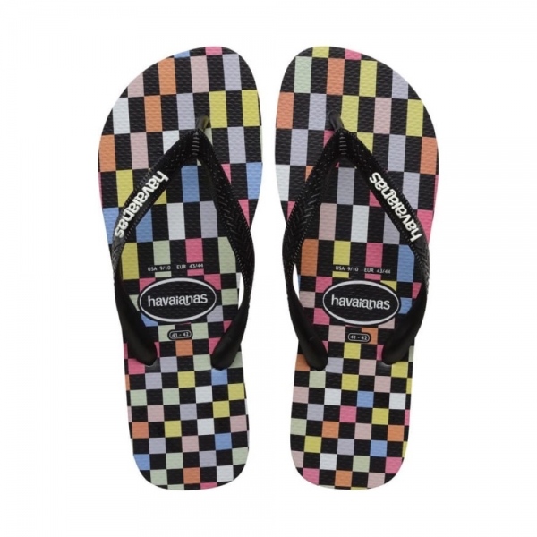 HAVAIANAS Top Check - Ice Grey/Black