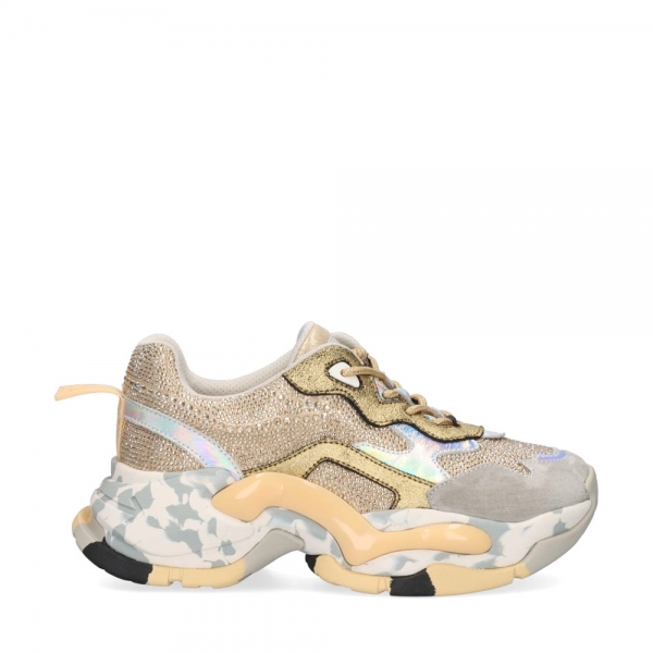 EXÉ Sneakers 901-5 - Grey/Silver/Gold