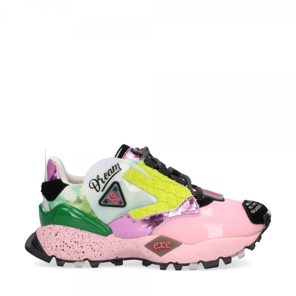 EXÉ Sneakers 928-3 - Black/Pink