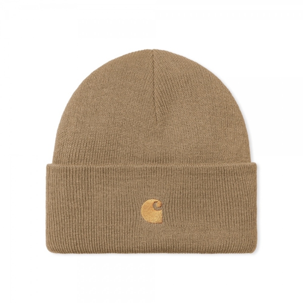 CARHARTT WIP Chase Beanie - Peanut/Gold