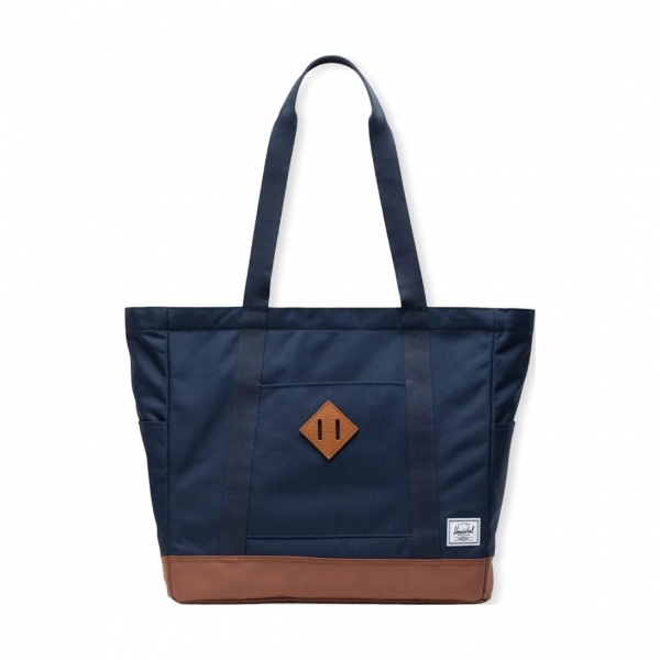 HERSCHEL Heritage Tote - Navy/Saddle...