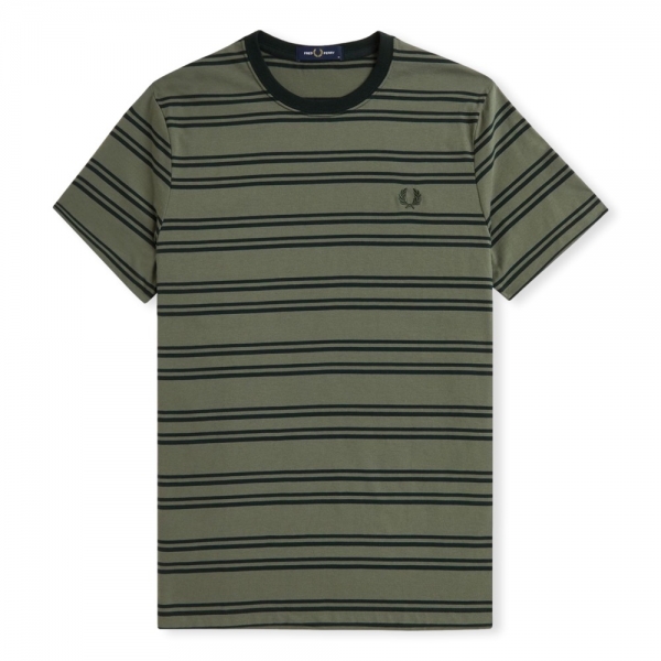 FRED PERRY Fine Stripe T-Shirt M8566...