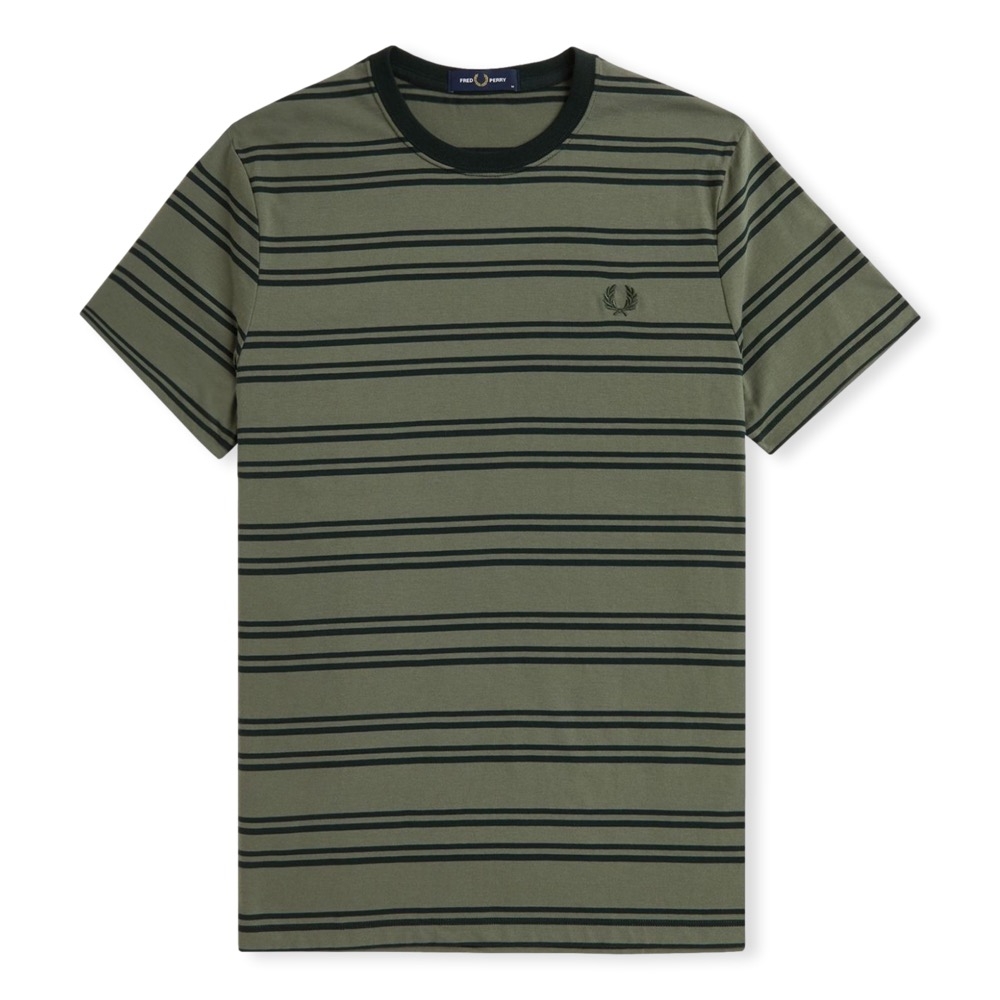 Fred perry striped t shirt hotsell