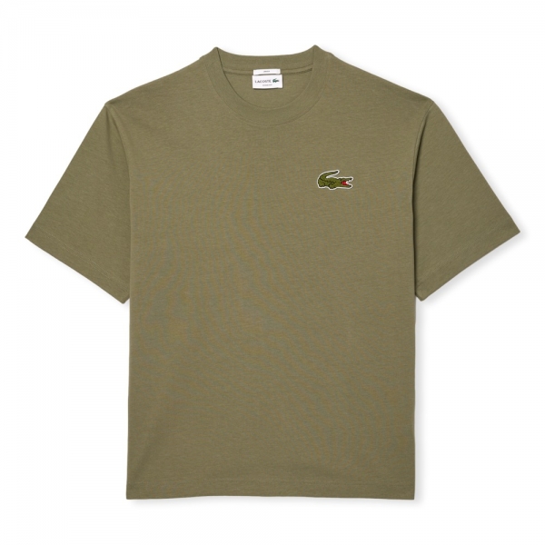 LACOSTE T-Shirt Loose Fit - Kaki