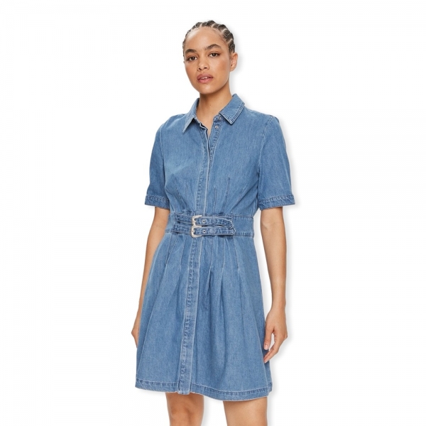 ONLY Myra Life Dress - Medium Blue Denim