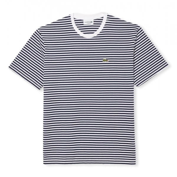 LACOSTE T-Shirt Heavy Cotton Striped...