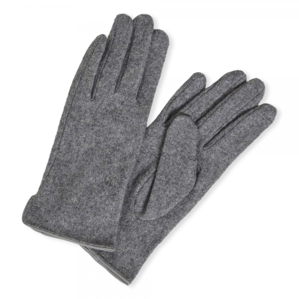 VILA Leoni Gloves - Medium Grey Melange