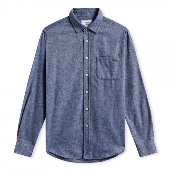 PORTUGUESE FLANNEL Camisa Teca - Indigo