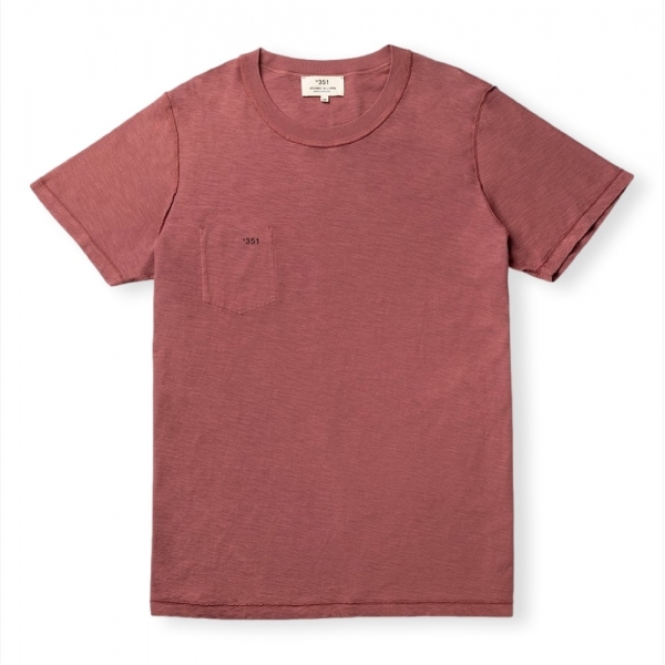 +351 Reversible Rib T-Shirt - Aubergine