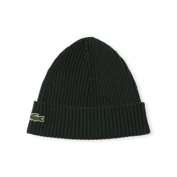 LACOSTE Beanie RB0001 - Vert Khaki