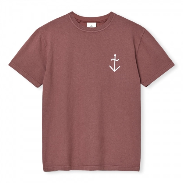 LA PAZ Dantas Logo T-Shirt - Marsala