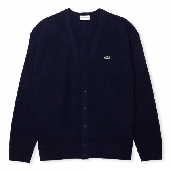 LACOSTE Cardigan AH0397 - Marine Blue