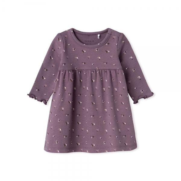 NAME IT Folinne Baby Dress - Artic Dusk