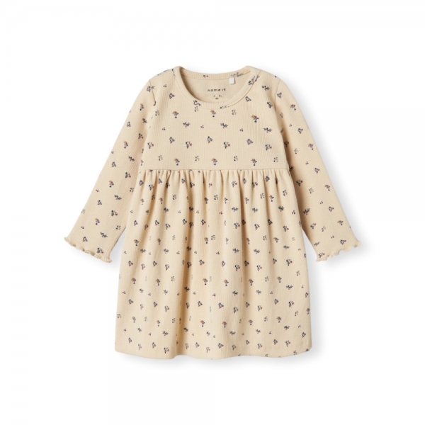 NAME IT Folinne Baby Dress - Summer Sand