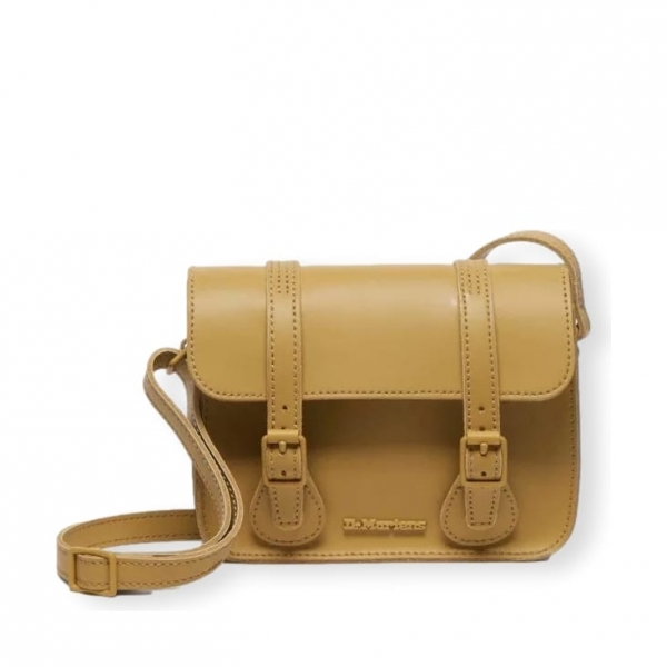 DR. MARTENS Mala 7" Leather Satchel -...