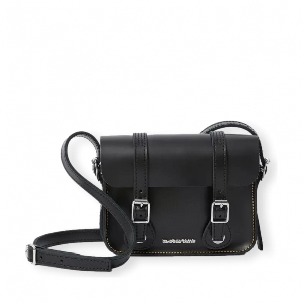 DR. MARTENS Mala 7" Leather Satchel -...