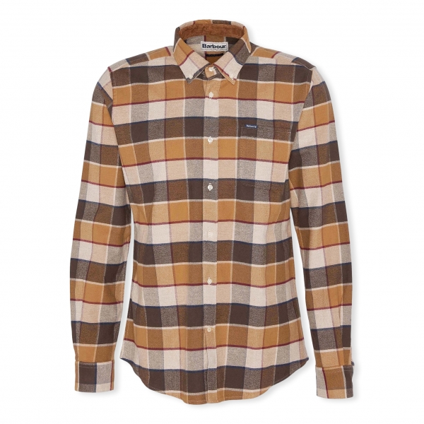 BARBOUR Camisa Valley Tailored - Brown