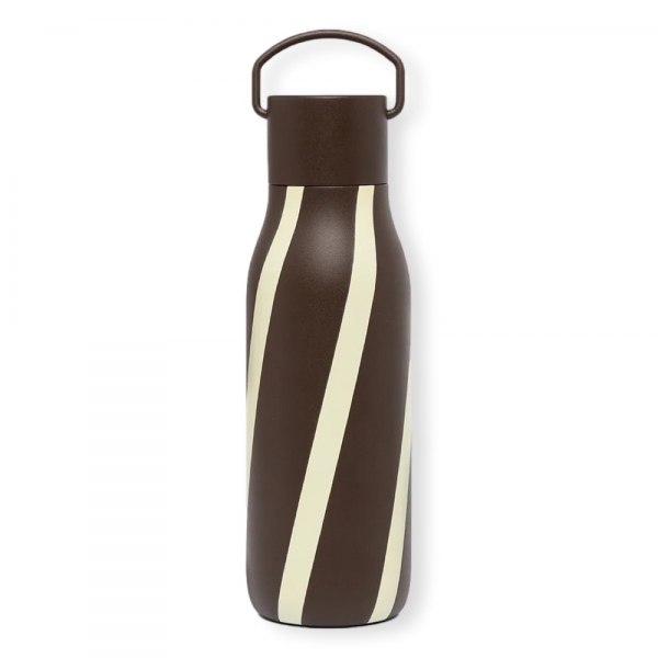 LEFRIK Circus Bottle - Striped Mocca