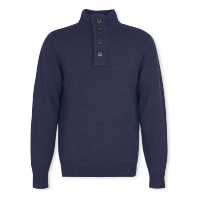 BARBOUR Patch Half Zip Knit...