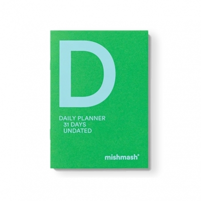 MISHMASH Daily Planner - Green