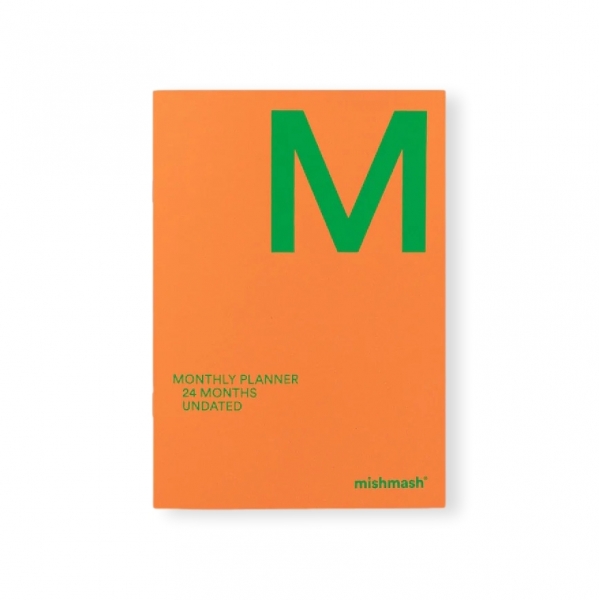 MISHMASH Monthly Planner - Orange